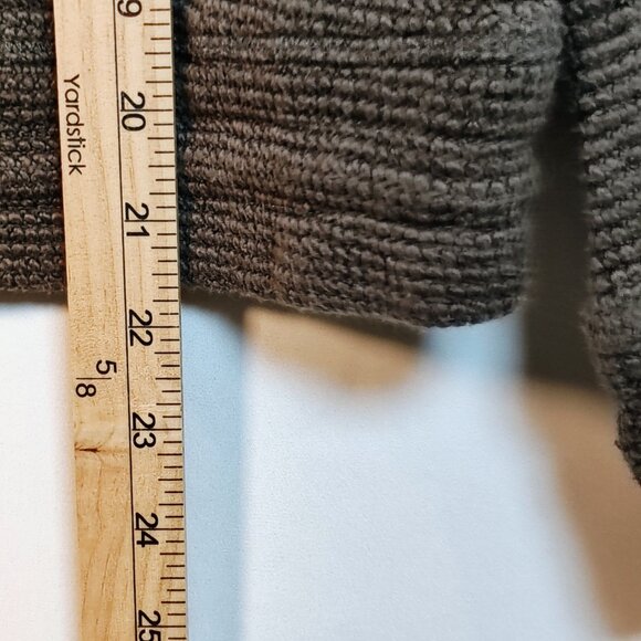 90 Degree by Reflex Women's Large Gray Pullover Turtleneck Sweater - Picture 9 of 10